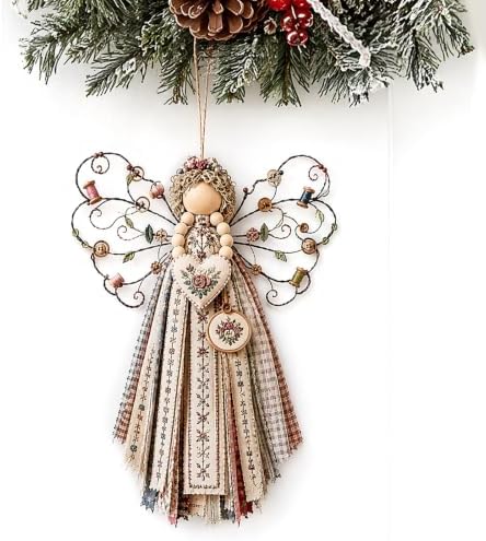 Angel Fabric Hanging DIY Kit Macrame Wall Weaving Craft for Adults - Image 7