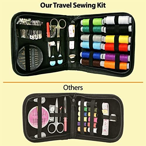 Vellostar Small Sewing Kit for Adults, Portable Needle & Thread Repair Set - Image 4