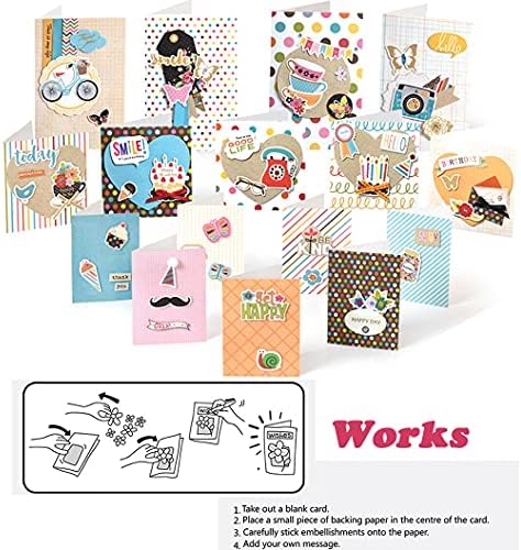 Huralona Greeting Card Making Supplies Envelope Kit Gift Anniversary Craft - Image 4