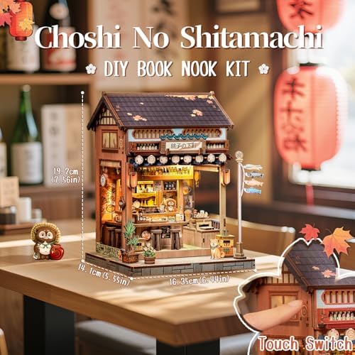 Fsolis Japanese Book Nook Kit Miniature Izakaya - Image 2