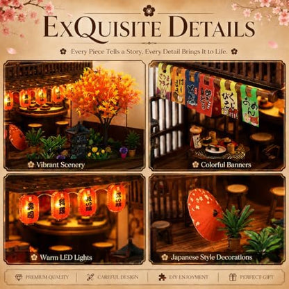 Spilay DIY Miniature House Kit for Adults, Miniature Dollhouse Building Kit - Image 7