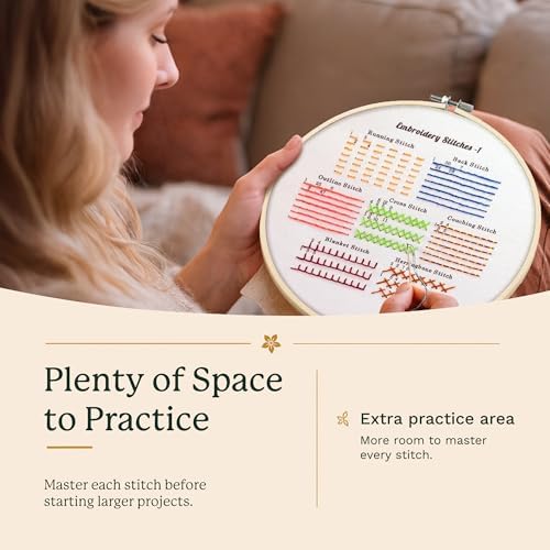Bradove Classic Embroidery Learning Kit for Adults and Kids - Image 5
