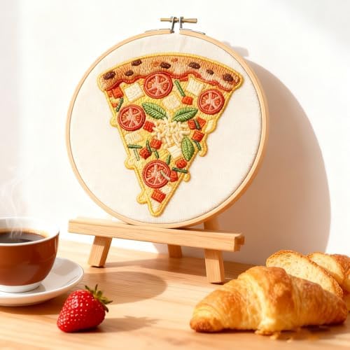 BEUNITONE 4 Set Strawberry Embroidery Kit with Hoops for Adult Beginners - Image 5