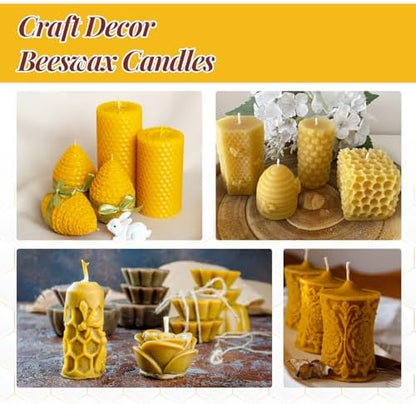 Beeswax Candle Making Kit for Adult with Digital Wax Melting Pot - Image 7