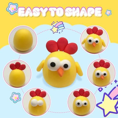 MuseLuxe Air Dry Clay - 96 Pack Modeling Clay Kit - Image 2