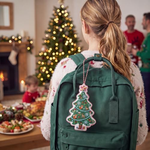 Rivvlive 26 Pcs Christmas Tree 18 Mesh Needlepoint Canvas Kit Beginner - Image 4