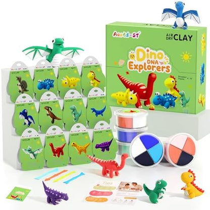 Aestd-ST Air Dry Clay Kit - Dinosaur Theme, Modeling Clay for Kids by Aestd-STqualityclay