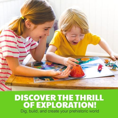 4M | STEAM Dinosaur World Exploration| Hands-On Science Kit with Dinosaur Figures & Fossil Experiments for Kids Ages 5+ - Educational Paleontology Toy Gift - Image 2