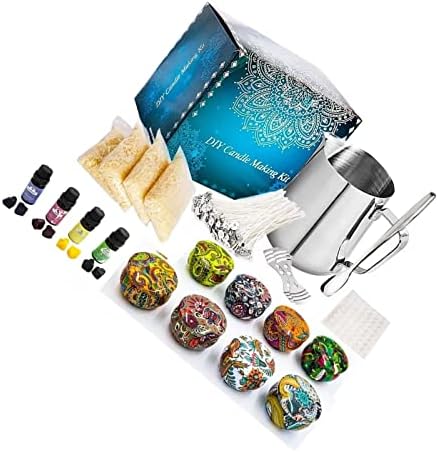 evhooe Candle Making Kit, Wax Melt Making Kit, Candle Beginner DIY Starter Set for Making CandlesScented Candles, Complete Candle DIY Set for Gifts for Adults and Teens - Image 6