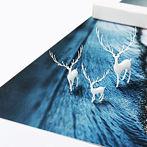 Woohome 12 PCS Mini Elk & Mushroom Resin Casting Moulds, 3D Art Craft Supplies Epoxy Moulds for Jewelry Making - Image 6