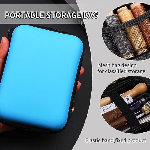 Leather Sewing Kit Leather Stitching Kit with Sewing Awl Waxed Thread - Image 2