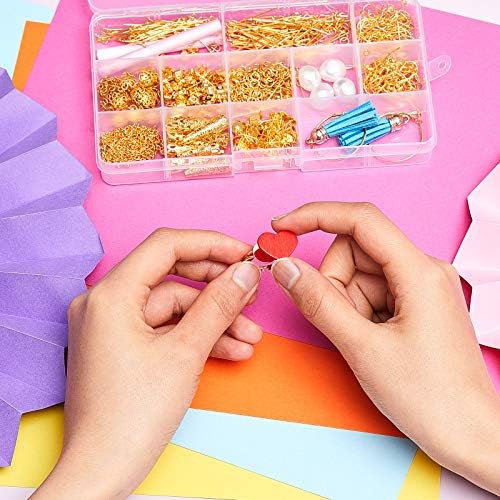 Herdear 40pcs Adjustable Blank Rings 12mm Base, Mixed - Image 3