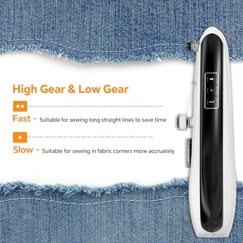 Handheld Sewing Machine Heavy Duty & Portable, 2-Speed Mini Sewing Machine with Sewing Kit & Storage Bag for Beginners, Adults, DIY, Home, Travel, Quick Clothing Repairs - Image 3