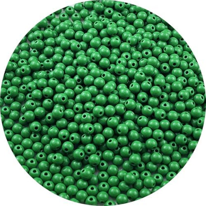 700pcs Acrylic Round Beads for Crafts 6mm Resin Candy Color Spacer Beads with Hole for Jewelry Making Sewing Crafts Decoration Necklaces Bracelets Earrings Supplies(Dark Green) by Unknown