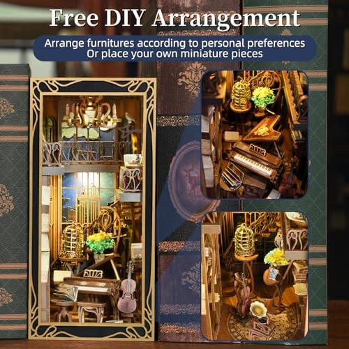 CCCDF Book Nook Kits for Adults, DIY Miniature House Kit - Image 4