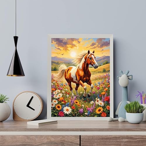 Arttoplus Horse Paint by Numbers Kit for Adults Beginner 16x20 inch - Image 4