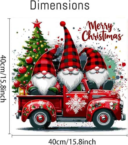 DYAIANGMU Gnome Paint by Numbers Kit for Adults Beginners 15.7X15.7 Inch - Image 2