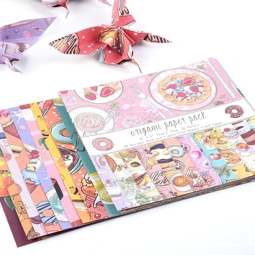 Origami Paper 100 Sheets, 6-Inch Square Double Sided Colored Craft Paper - Image 4