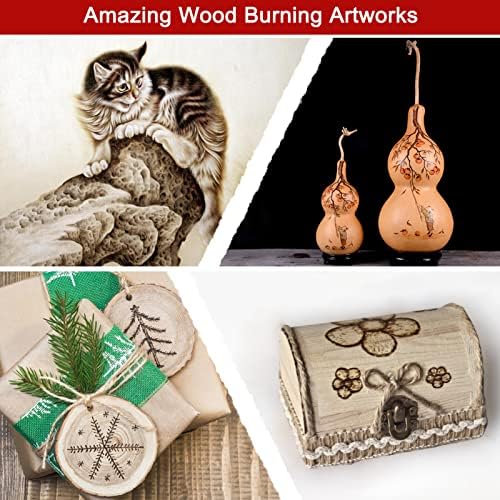 Wood Burning Kit for Beginners, 73PCS Professional Wood Burning Pen Tool - Image 7