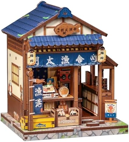 Fsolis DIY Miniature Kit - Japanese 3D Wooden Puzzles by FsolisDIYDollhouse