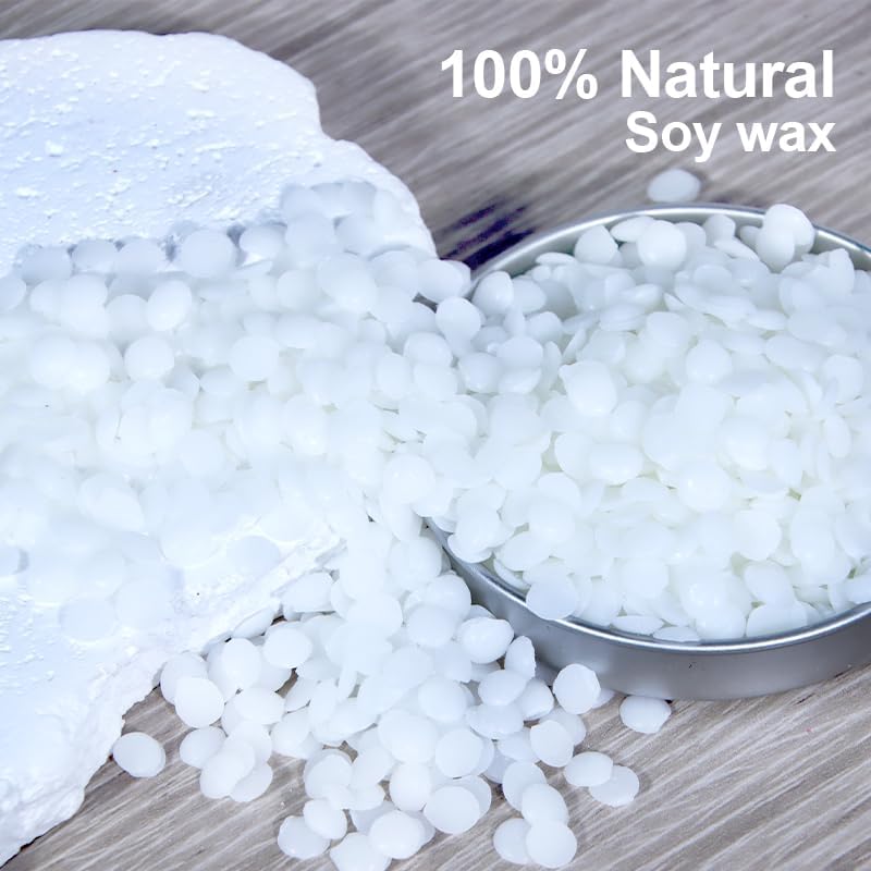 DIY Candle Making Supplies for Adults and Beginners, Including Soybean Wax, Exquisite Stickers, Candle Jars, Wicks, and Homemade Candle jar Sets with Essential Oils. - Image 6