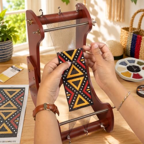 The Beadsmith Original ComfortLoom, Adjustable Standing Bead Loom - Image 2