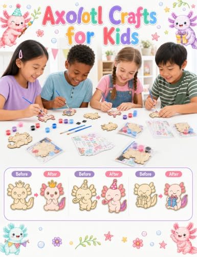 Bafeil 24 Set Axolotl Party Favors - Image 5