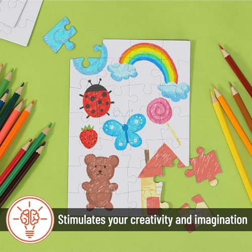 Mr. Pen- Blank Puzzle, 10 Pack, 28 Pieces/Pack, 5.5" x 8.1" - Image 5