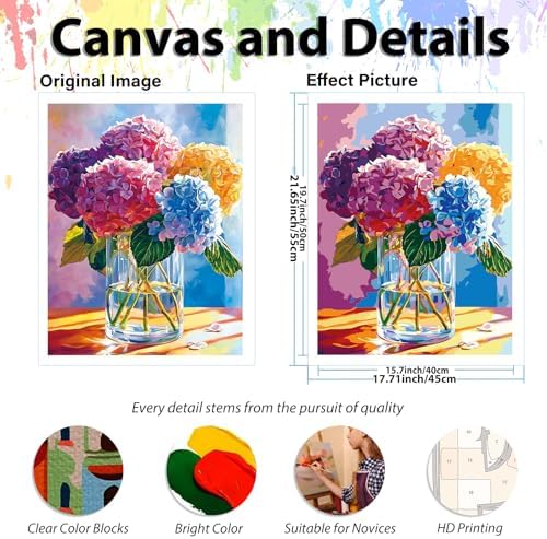 Paint by Numbers Kit for Adults, Adult Paint by Number Kits 16x20 Inch - Image 3