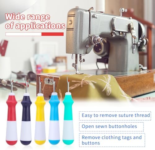 SOCNITC 65Pcs Stitch Remover Tool Kit Seam Ripper for Sewing and Embroidery - Image 5