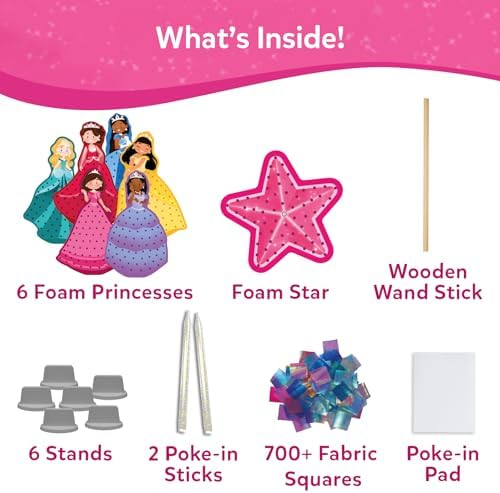 Skillmatics Poke-in Art – Magical Princesses, Wood Craft Kit, Gift for Kids - Image 3