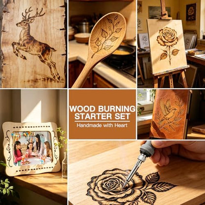 Wood Burning Kit - All-in-One Wood Burning Tool Pen Wood Burner Kit - Image 4