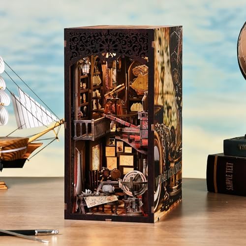 Book Nook Kit DIY Miniature House Dollhouse 3D Puzzle - Image 6