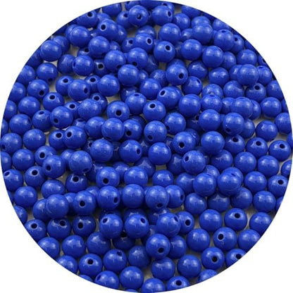 300pcs Acrylic Round Beads for Crafts 8mm Resin Candy Color Spacer Beads with Hole for Jewelry Making Sewing Crafts Decoration Necklaces Bracelets Earrings Supplies(Light Sapphire Blue) by Unknown