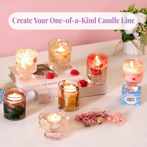 2-in-1 Soy & Jelly Wax DIY Candle Making Kit for Beginners & Adults - Image 3