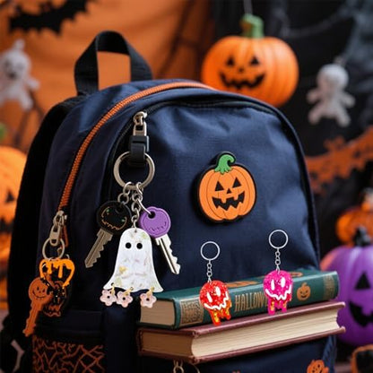 17 Pairs Dripping Halloween Resin Earring Molds with 40 Hooks for Halloween - Image 6