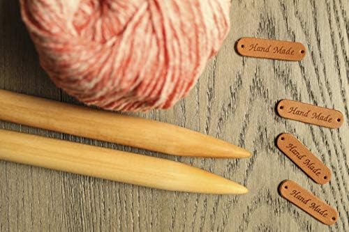 KnitPal 14-inch (35cm) Wooden Knitting Needles - 1 Pair US Size 50 (25mm) - Image 2