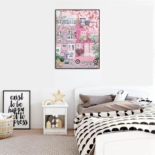 Paint by Numbers Kit for Adults,Cityscape DIY Paint by Number 16x20 In - Image 4