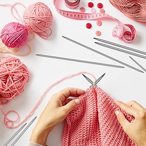 Aeelike Double Pointed Knitting Needles Set, Short Straight Needle, 11 Size - Image 7