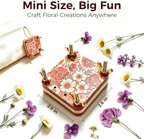 Baroce Mini Flower Press Kit, Flower Pressing Craft kit for Flowers Drying - Image 2