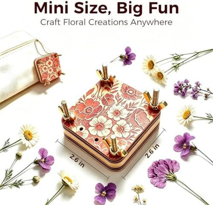 Baroce Mini Flower Press Kit, Flower Pressing Craft kit for Flowers Drying - Image 2