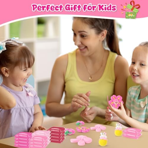 VioraWhite 72 Pcs 38oz Air Dry Clay Bulk Modeling Clay,Pink - Image 5