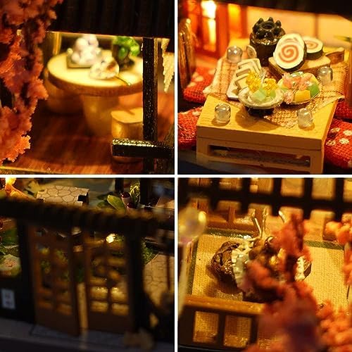 DIY Miniature Doll’s House Set, mini Cottage; Craft Set for Adults; the Perfect Craft Gift for Birthdays and Christmas; Japanese-Style Villa - Image 5