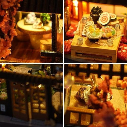 DIY Miniature Doll’s House Set, mini Cottage; Craft Set for Adults; the Perfect Craft Gift for Birthdays and Christmas; Japanese-Style Villa - Image 5