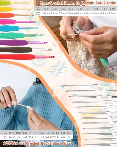 Coopay Crochet Kit for Beginners Adults Kids w/Step-by-Step Instructions - Image 6
