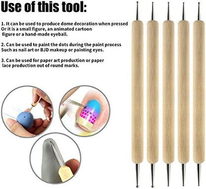Pottery Sculpting Tools 32PCS Ceramic Clay Carving Tools Set for Crafts Polymer Clay Club,Dotting,Modeling,Shaping Trimming,Hobbyists,Artists - Image 5