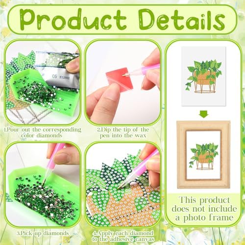 Xuhal 30 Pcs Mini Diamond Art Kits for Adults Small Diamond Painting Kits - Image 5
