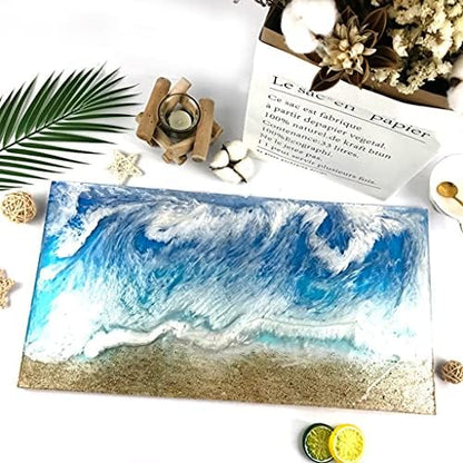 Crystal Epoxy River Table with Table Legs Resin Making Jewelry Making Tools for Furniture Decoration Epoxy Resin Silicone Starter Kit - Image 5