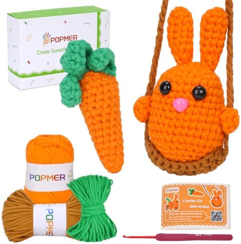 POPMER Crochet Kit for Beginners, Kid Girls & Adult, Gifts for Craft Lovers by Unknown
