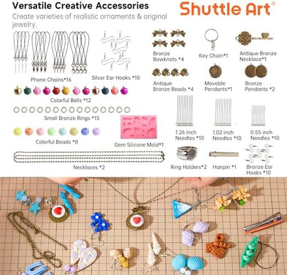 Shuttle Art Polymer Clay Kit, 60 Colors Oven Bake Clay for Kids, 19 Sculpting Tools, 16 Accessories, Non-Sticky, Non-Toxic DIY Crafts for Kids Adults - Image 4